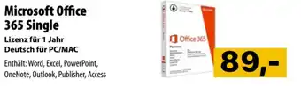 Cosmos Microsoft Office 365 Single Angebot