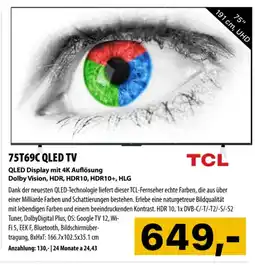 Cosmos 75T69C QLED TV Angebot