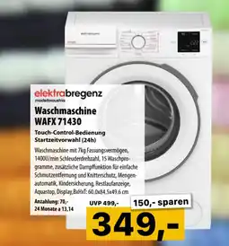Cosmos elektrabregenz Waschmaschine WAFX 71430 Angebot