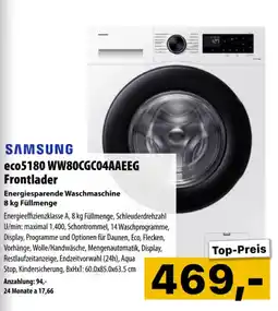 Cosmos Samsung eco5180 ww80cgc04aaeeg frontlader Angebot