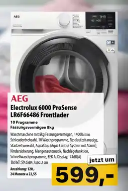 Cosmos AEG Electrolux 6000 ProSense LR6F66486 Frontlader Angebot