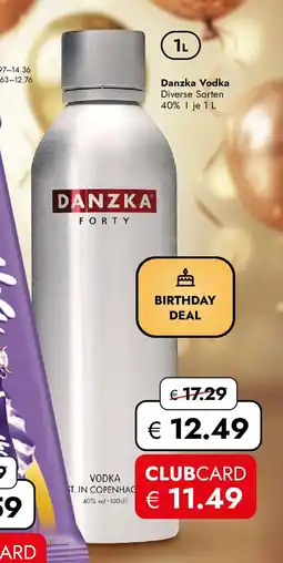 Travel FREE Danzka vodka Angebot
