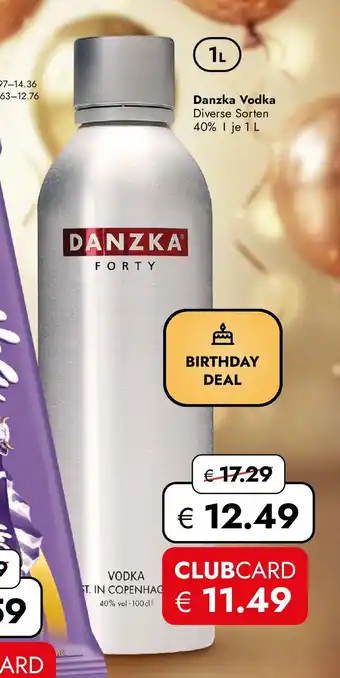 Travel FREE Danzka vodka Angebot