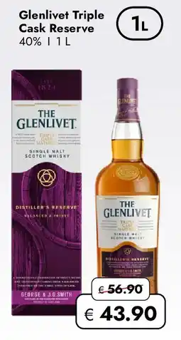 Travel FREE Glenlivet triple cask reserve Angebot