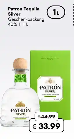 Travel FREE Patron tequila silver Angebot