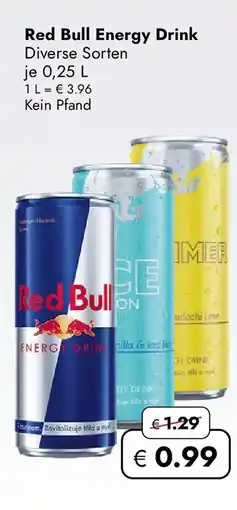 Travel FREE Red bull energy drink Angebot