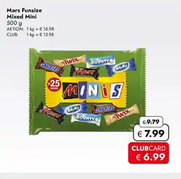 Travel FREE Mars funsize mixed mini Angebot