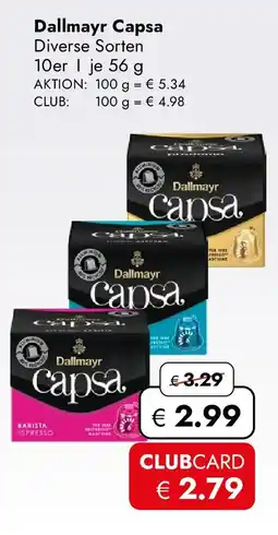 Travel FREE Dallmayr capsa Angebot