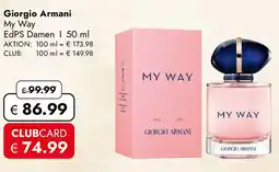 Travel FREE Giorgio armani Angebot