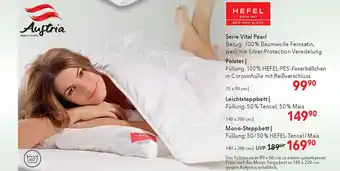 Serie Vital Pearl Mono-Steppbett