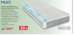 Matratzen Concord 7-zonen taschenfederkern- matratze royal deluxe h3|h4 Angebot