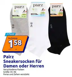 Action Pairz sneakersocken für damen oder herren Angebot