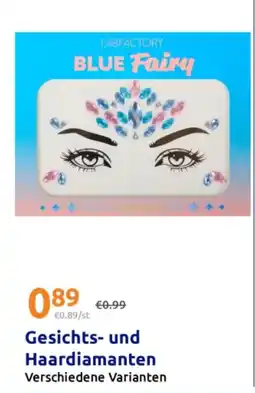 Action Gesichts- und Haardiamanten Angebot