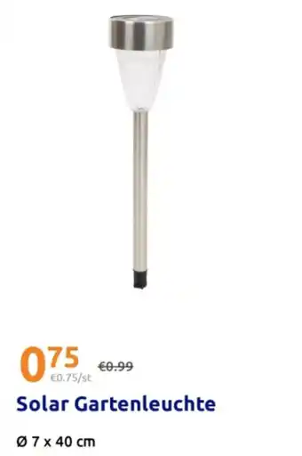 Solar Gartenleuchte