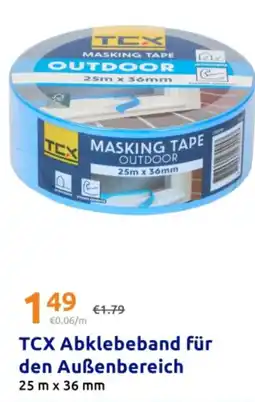 Action TCX Abklebeband für den Außenbereich Angebot