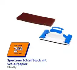 Action Spectrum schleifblock mit schleifpapier Angebot