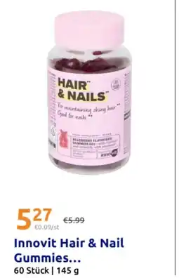 Action Innovit hair & nail gummies Angebot