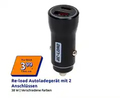 Action Re-load autoladegerät mit 2 anschlüssen Angebot