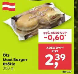 ADEG Ölz maxi burger brötle Angebot