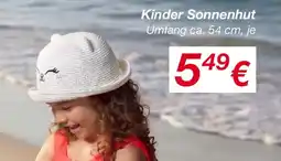 KiK Kinder sonnenhut Angebot