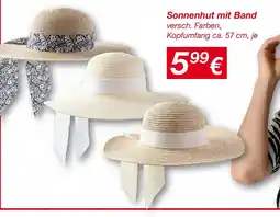 KiK Sonnenhut mit Band Angebot