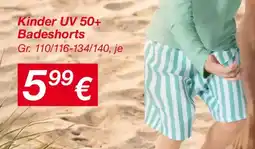 KiK Kinder UV 50+ Badeshorts Angebot