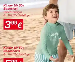 KiK Kinder UV 50+ Badeshirt Angebot