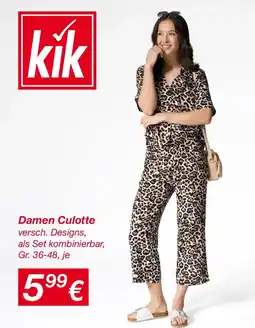 KiK Damen culotte Angebot