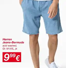 KiK Herren jeans-bermuda Angebot
