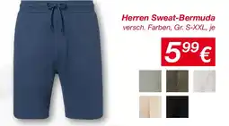 KiK Herren Sweat-Bermuda Angebot