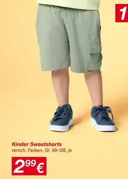 KiK Kinder Sweatshorts Angebot