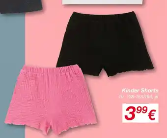KiK Kinder Shorts Angebot