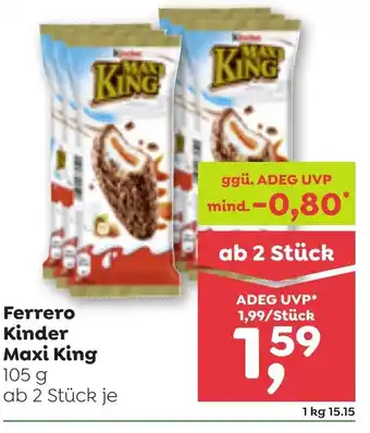 ADEG Ferrero Kinder Maxi King Angebot