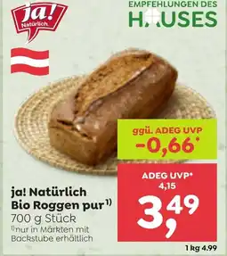 ADEG Ja! natürlich bio roggen pur Angebot