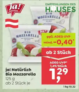 ADEG Ja! natürlich bio mozzarella Angebot