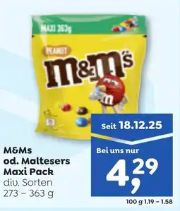 ADEG M&ms od. maltesers maxi pack Angebot