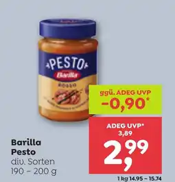 ADEG Barilla pesto Angebot