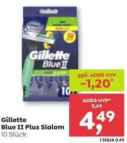 ADEG Gillette Blue II Plus Slalom Angebot
