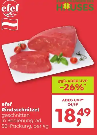 ADEG efef Rindsschnitzel Angebot