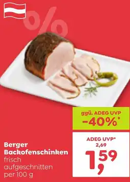 ADEG Berger backofenschinken Angebot