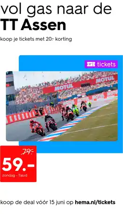 HEMA Vol gas naar de tt assen Angebot