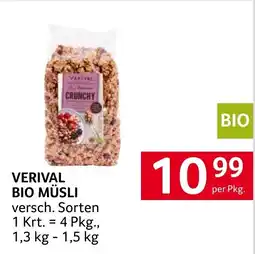 Transgourmet Verival bio müsli Angebot
