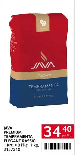 Transgourmet Java premium tempramenta elegant rassig Angebot