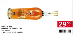 Transgourmet Marzadro grappa diciotto lune Angebot