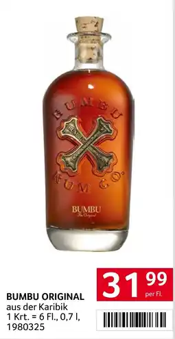 Transgourmet Bumbu original Angebot