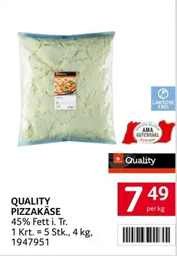 Transgourmet Quality pizzakäse Angebot