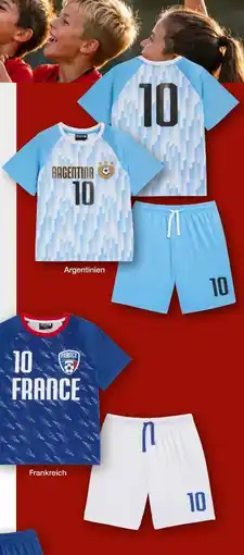 KiK Kinder Fußballtrikot-Set Angebot