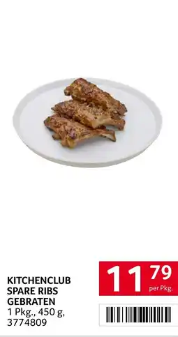 Transgourmet Kitchenclub spare ribs gebraten Angebot