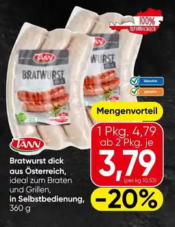 Spar Bratwurst dick aus österreich Angebot
