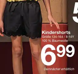 Zeeman Kindershorts Angebot